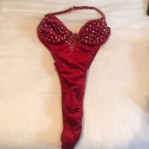 Figure/fitness competition suit.